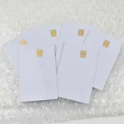 10pcs/lot ISO7816 White PVC 4442 Chip Contact IC Blank Contact Smart Card