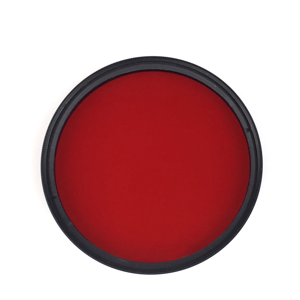 67mm Circular Polarizer Camera Red Filter Color Light Remedy Underwater Diving Lens Conversion With Thread Mount