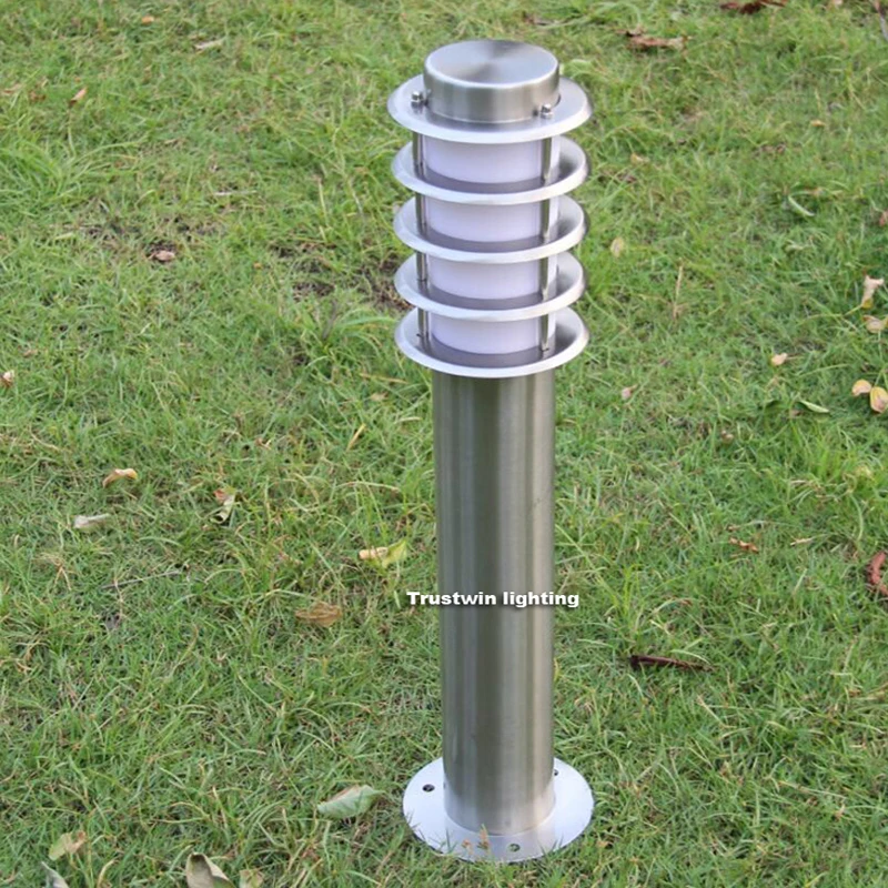 

Outdoor decorative post column standing light lamp fixture stainless steel for garden park path aisle lane post light lamp