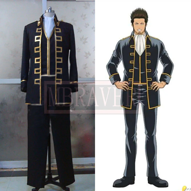 Gintama Hijikata Toushirou/ Hijikata Toushirou/ Kondou Isao Cosplay Costumes