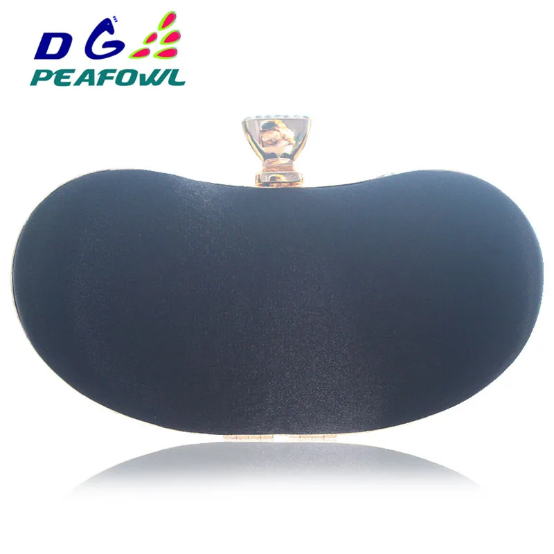 Vintage Retro Black Beaded Women Evening Purse Bag Wedding Party Cocktail Ladies bolsa feminina Formal Beading Handbag Clutch
