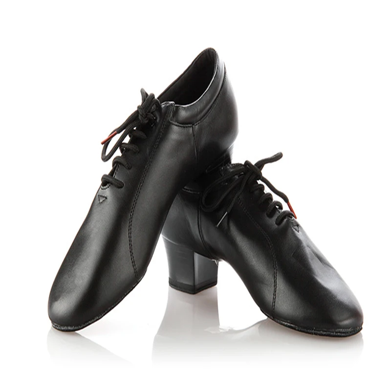 Chaussures de danse latine en cuir véritable pour femme, baskets professionnelles et souples, pour Jazz, professeur d'aérobic, 100%, BD419