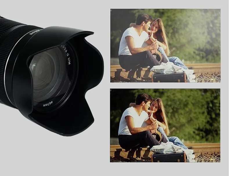 HB-32 67mm HB 32 HB32 Lens Hood Reversible Camera Lente Accessories for Nikon  D90 D5200 D7000 D7100 D5100 18-105mm 18-140mm