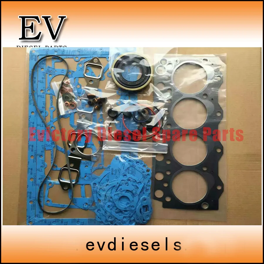 Fit for Komatsu Excavator 4D95 4D95L S4D95 full cylinder head gasket kit