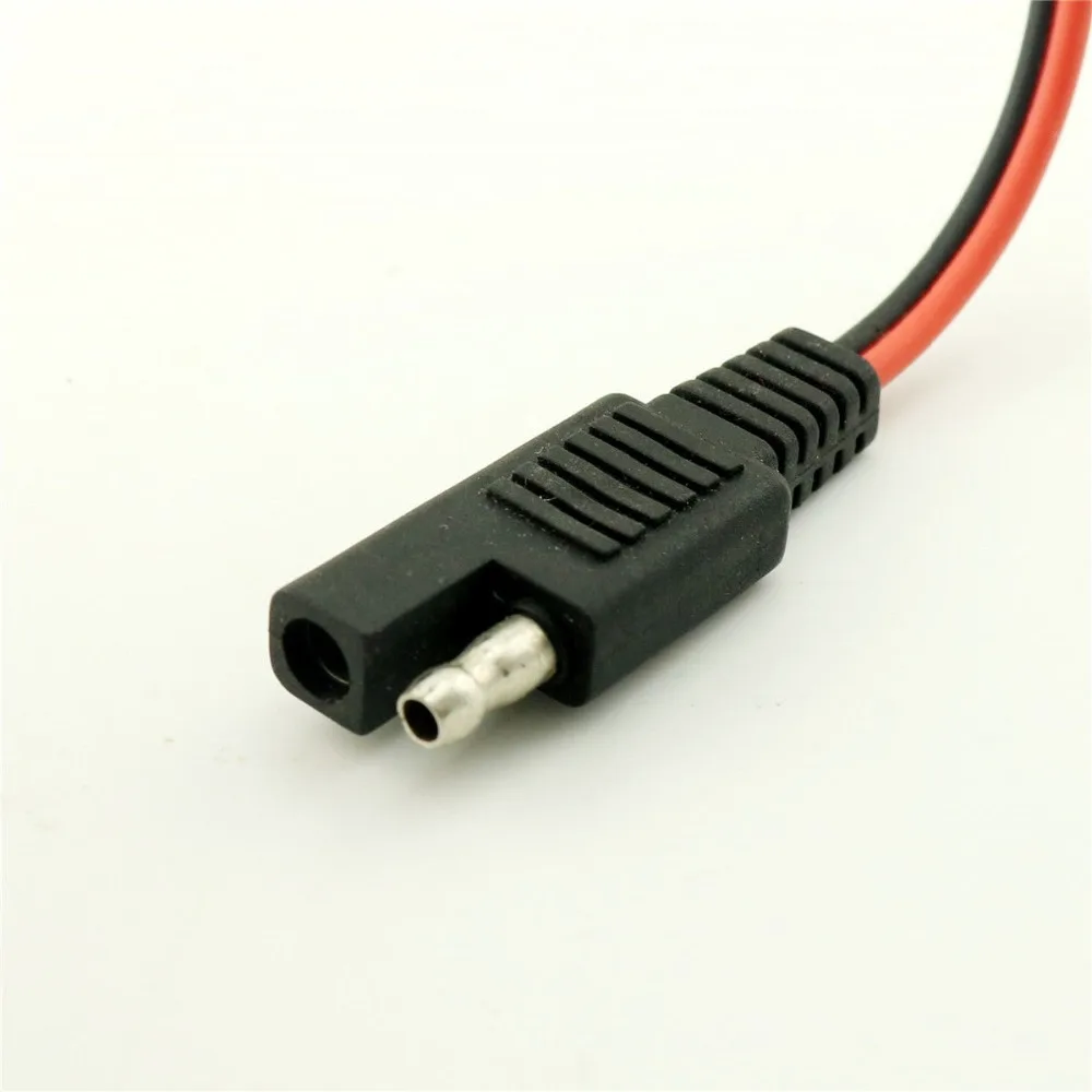 1pcs Solar Quick Connect Battery Extension SAE DC Power Automotive DIY Connector Cable 18AWG 30cm 1ft