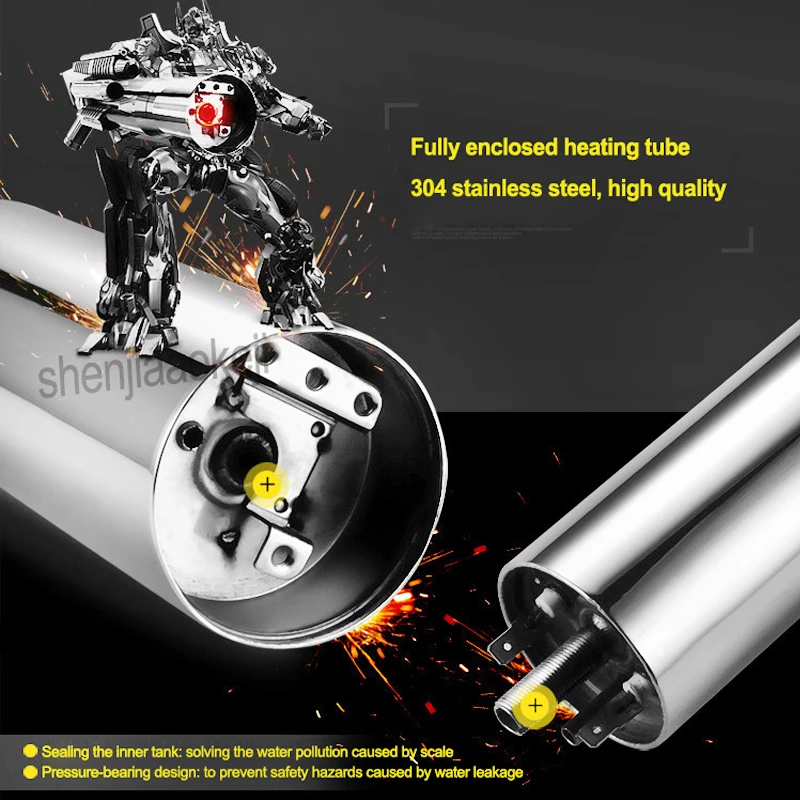 ก๊อกน้ำร้อนทันทีไฟฟ้า Fast ก๊อกน้ำเครื่องทำน้ำอุ่น Tankless ประเภทเครื่องทำความร้อน3kw ครัวเย็น Dual-ใช้สแตนเลส SJB-30G1