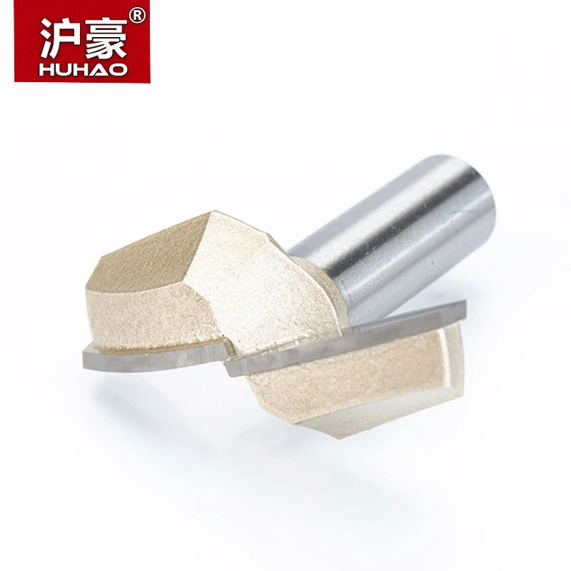 HUHAO-Clássico Mergulhe Bit para Corte de Madeira, Ferramentas para Madeira, Router Bits, 2 "Shank, Duas Flauta, CNC, Router Tool, 1Pc