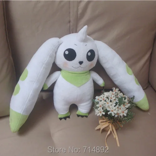 Terriermon plush toy anime Digimon Adventure Henry Lee pet 45cm Terrier 2 styles high quality doll pillow