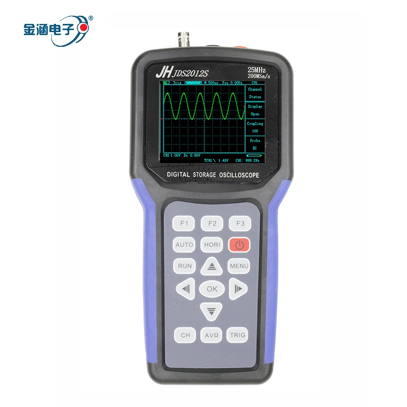 Jinhan JDS2012S handheld Digital oscilloscope and 6000 counts Digital Multimeter, 25MHz 200MSa/s