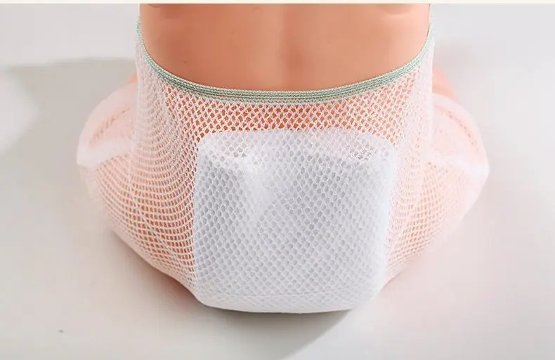 Supply baby super elastic mesh diaper pants Neonatal breathable BuDou urine Baby diapers net pants 30pcs