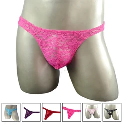 hot Sissy men Thong Sexy Lace Underwear 2019 New Mens Thongs And G strings Jockstrap Erotic jockstrap gay underwear