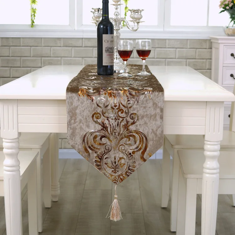 new pattern gilding European Table Runner Classic court style modern table cloth Tea table cloth