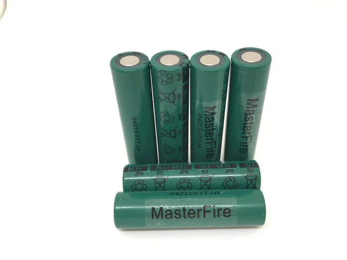 

MasterFire 6pcs/lot New Genuine Sanyo FDK 17670 4000mah HR-4/3AU 4/3AU 1.2V Rechargeable Ni-MH battery NiMH batteries cell