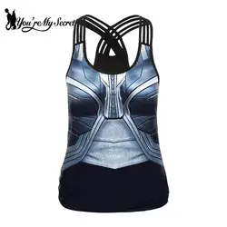 [Sei il mio segreto] x-men Series Dark Women Tank Top Sexy senza maniche donna Top abiti moda Phoenix Streetwear Halter Vest