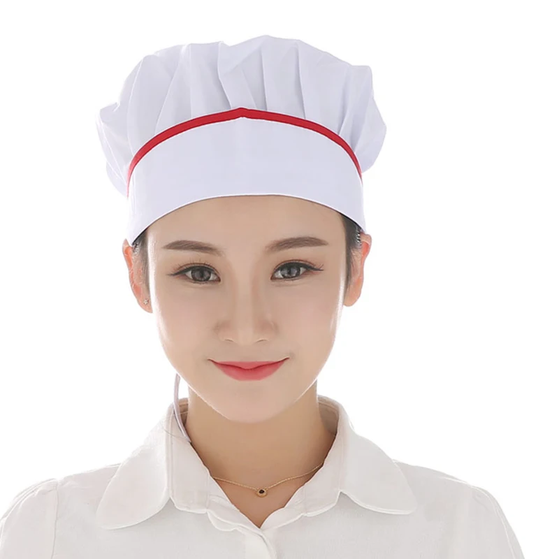 Traspirante Sanitario Polvere Uomini Della Protezione Delle Donne cappello per cucinare Officina Mensa cucina cappello Ristorante Hotel Da Forno Cameriere Lavoro Cuoco Cappelli