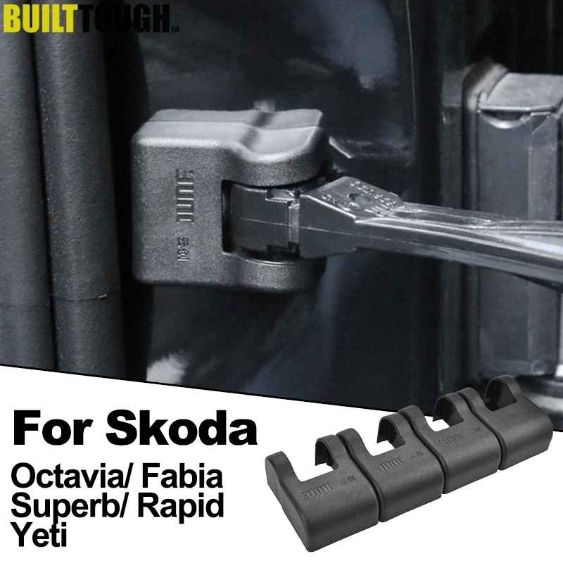 Xukey Door Check Arm Limiting Stopper Cover Case Antirust Protection For Skoda Octavia Fabia Superb Yeti Rapid