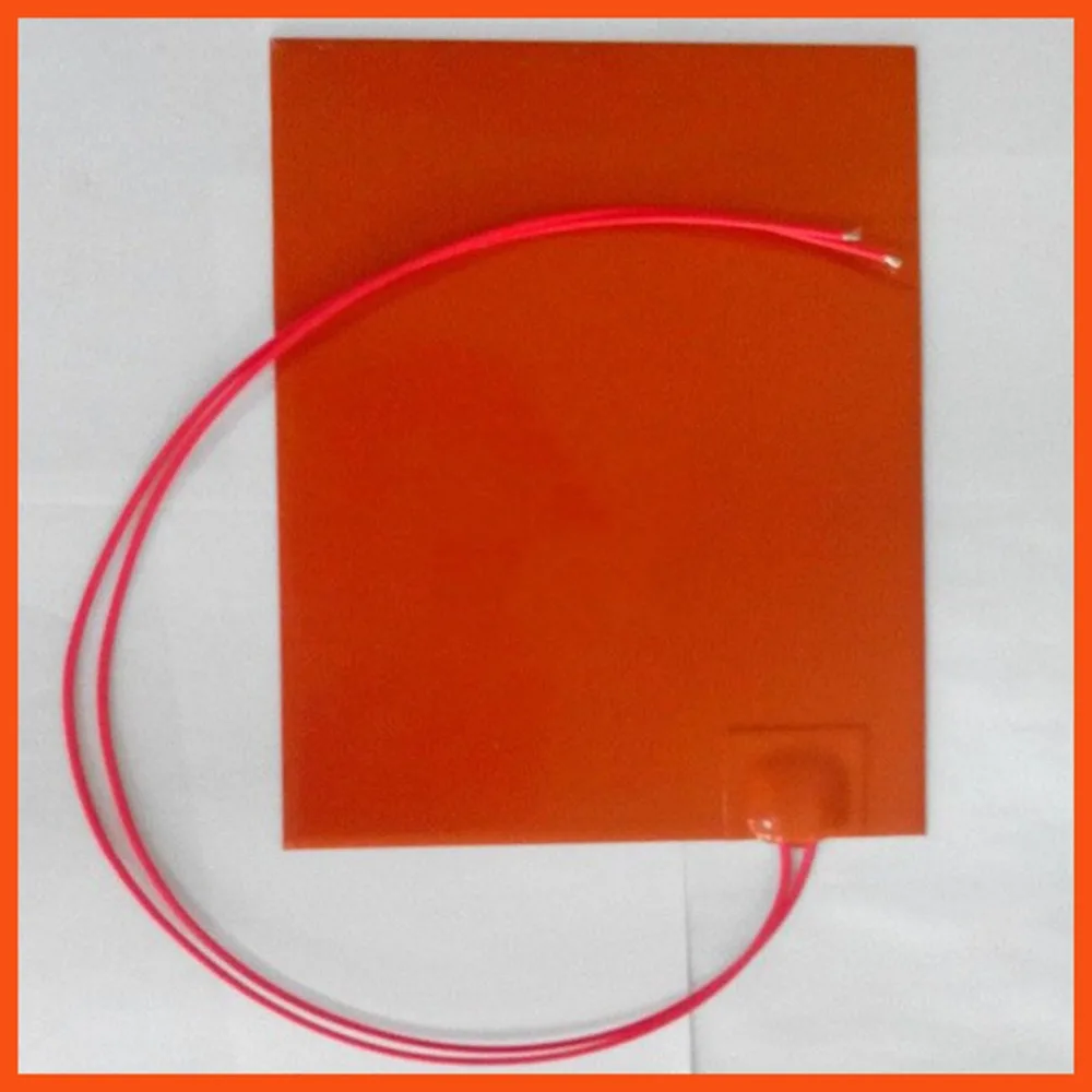 150x 150mm 110W 220V Wholesale Silicone Rubber Heater flexible Silicone Heater mat Heating Element 3D print heated bed stampante