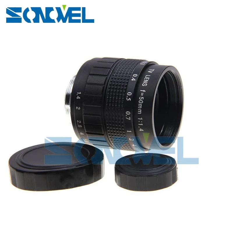 50 mét F1.4 CCTV TV Movie lens + C Mount + Macro ring cho Panasonic Micro 4/3 m4/3 G7 G6 G5 G10 G3 GX7 GM5 GH3 GH2 GH1 GX1 GF6 GH4 GF3