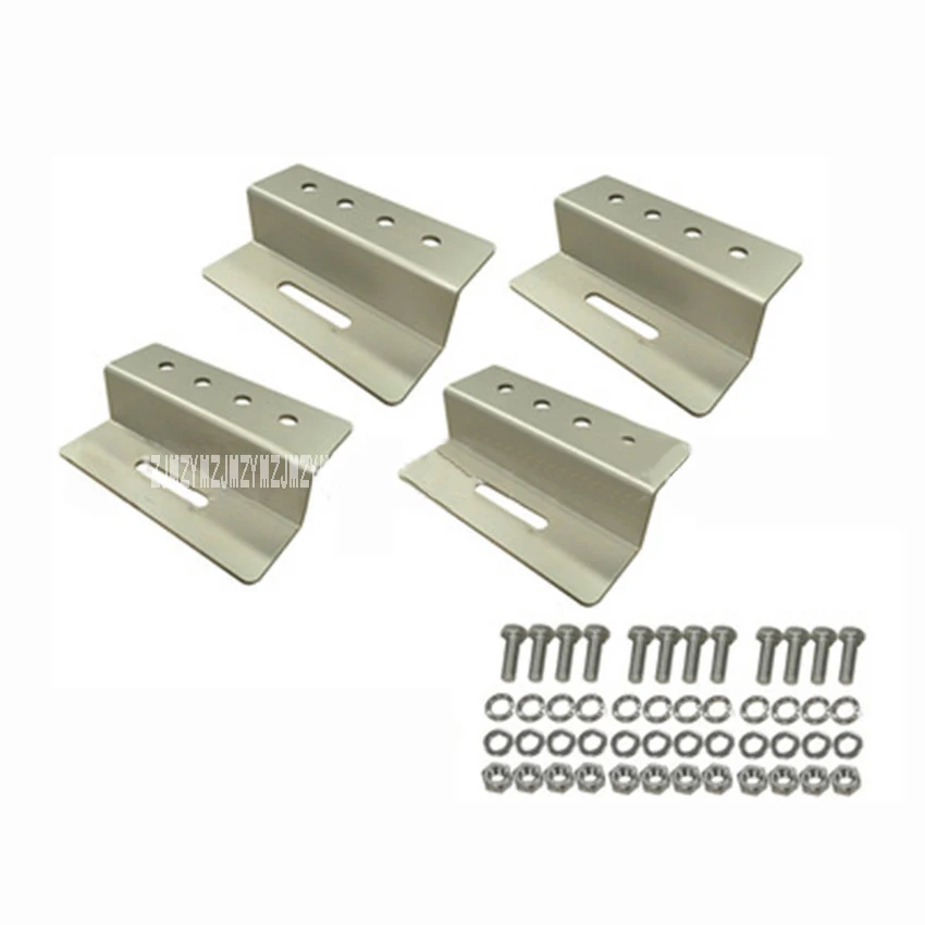 20 Sets New High Quality ZB-03 Z-type AL6005-T5 Aluminum Bracket Solar Panel Roof Mounting Bracket for Solar Car Yacht Stent Hot