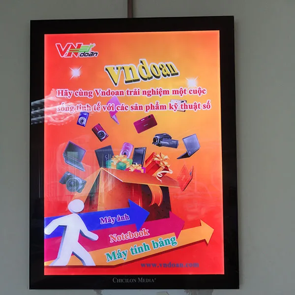 

A1 size 0.018 KW/h low-power highlight led advertising light boxes