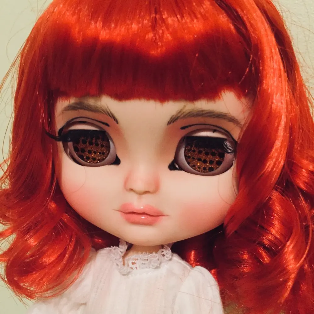 ICY DBS ตุ๊กตาแผ่นสีขาวผิวไม่มี Make Up รวมทั้งด้านหลังแผ่นและสกรู