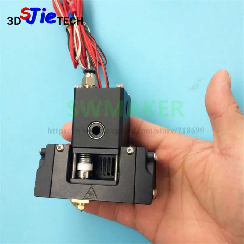 

New type UM2+ 3D printer single head hot end kit extruded head all metal printing head set