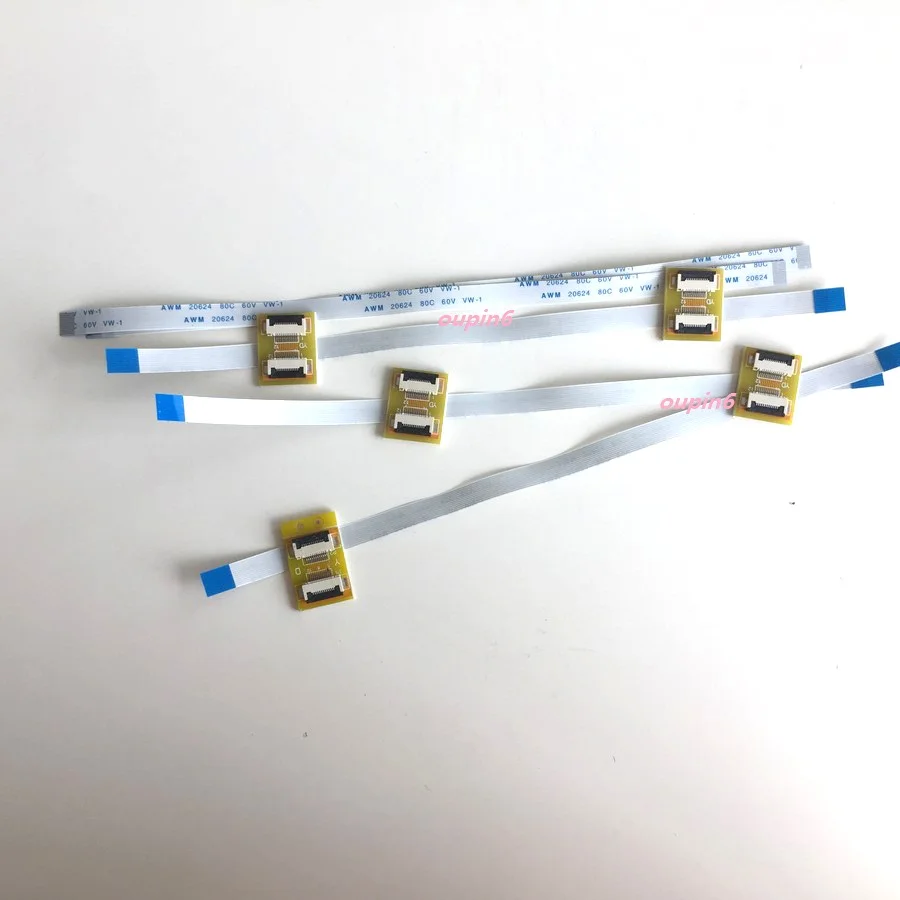 5 PCS Extension Flat Cable FPC FFC 200MM + 12Pin To 12Pin ZIF 0.5mm Adapter Connector HDD