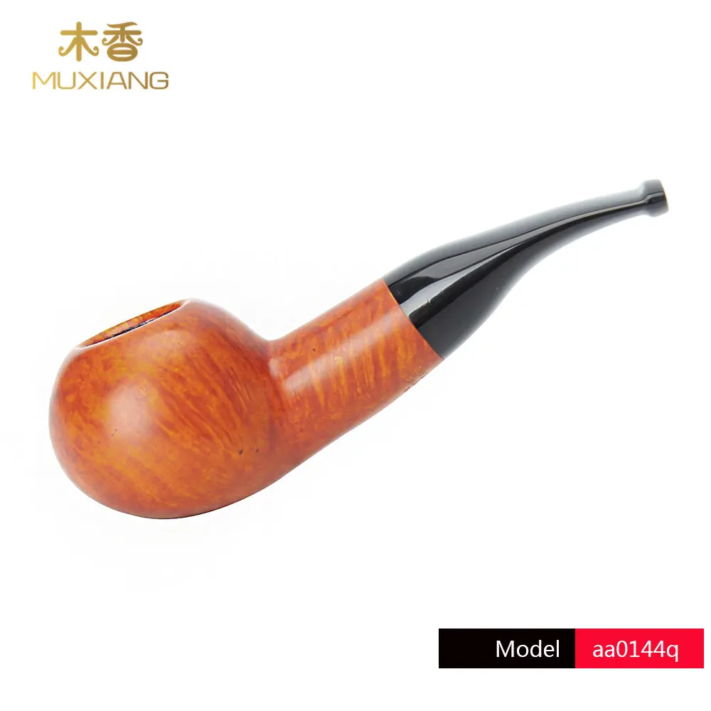 MUXIANG Handmade Bruyere wood Tobacco Pipe 9mm Filter Smoking Pipe aa0135-aa0144