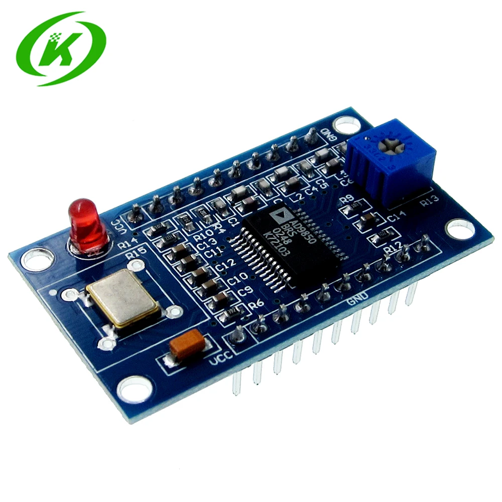 Модуль генератора сигналов AD9850 AD9851 DDS, испытательное оборудование для 0-40 МГц, 2 немодулированных волны (0-70 МГц) и 2 квадратных волны (0-1 МГц)