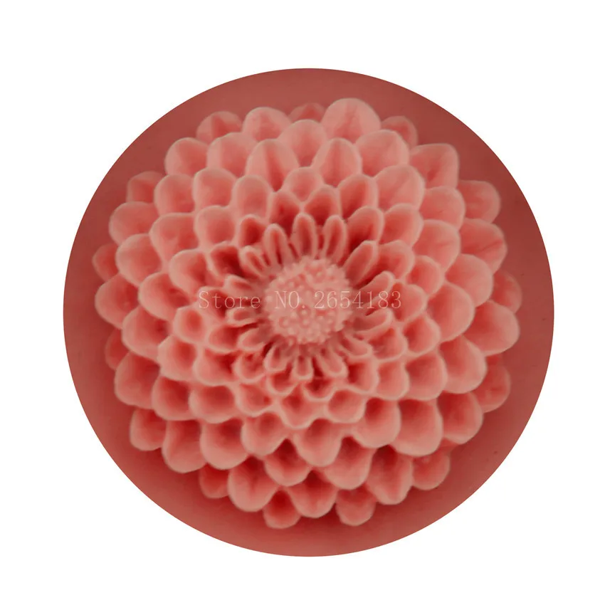 Flower Sea anemone shape Silicone Fondant Soap 3D Cake Mold Cupcake Jelly Candy Chocolate Decoration Baking Tool Moulds FQ2984