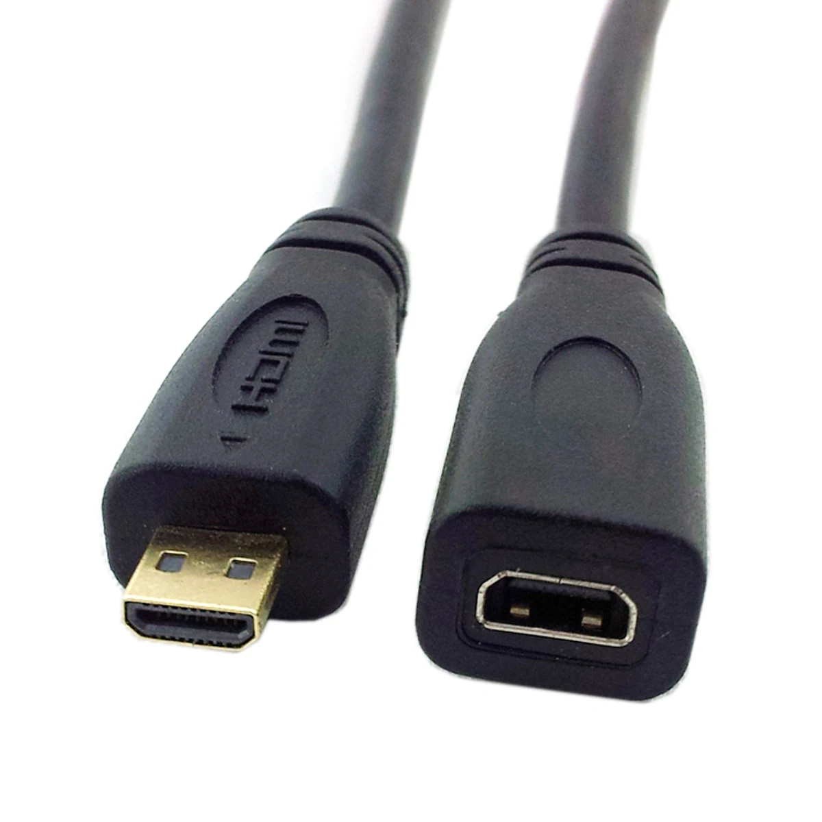 Chenyang CY HDTV 1.4 D Type Micro HDTV Male to Micro HDTV Female M/F Extension Cable 30cm