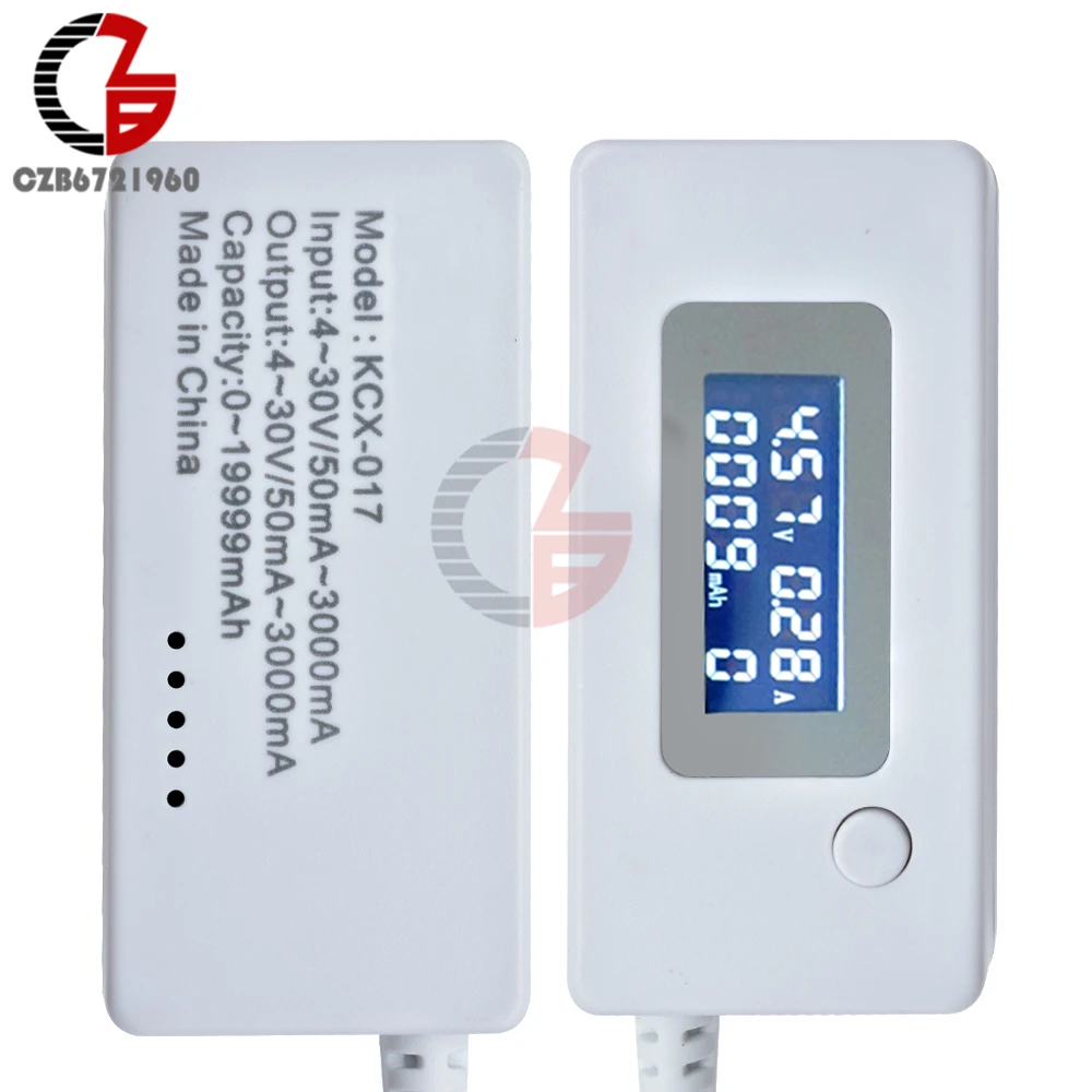 DC Digital Voltmeter Ammeter LCD Dual USB Charger Mobile Power Detector Voltage Current Meter Tester Monitor