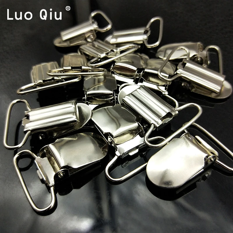 6 pcs  Suspenders clip  buttons strong clip Spare clip Paci Pacifier Ribbon Clips