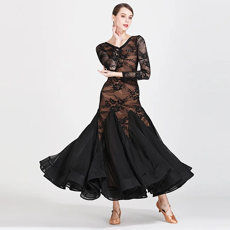 Ballsaal kleid stanard frauen ballroom dance kleider Spanisch kleid fringe ballroom praxis tragen schaukel flamenco kleid kostüme