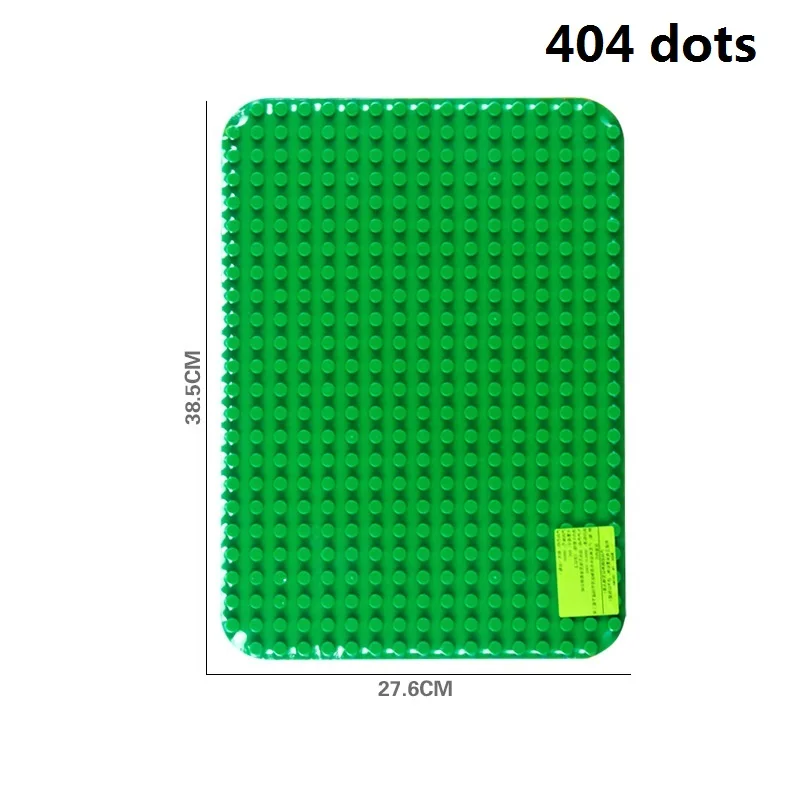 64-512 Foro Piastra di Base Della Pista di Costruzione di Grandi Blocchi di Accessori FAI DA TE Giocattoli Per Bambini Regalo Compatibile Duplo Set di istruzione di Base di Mattoni