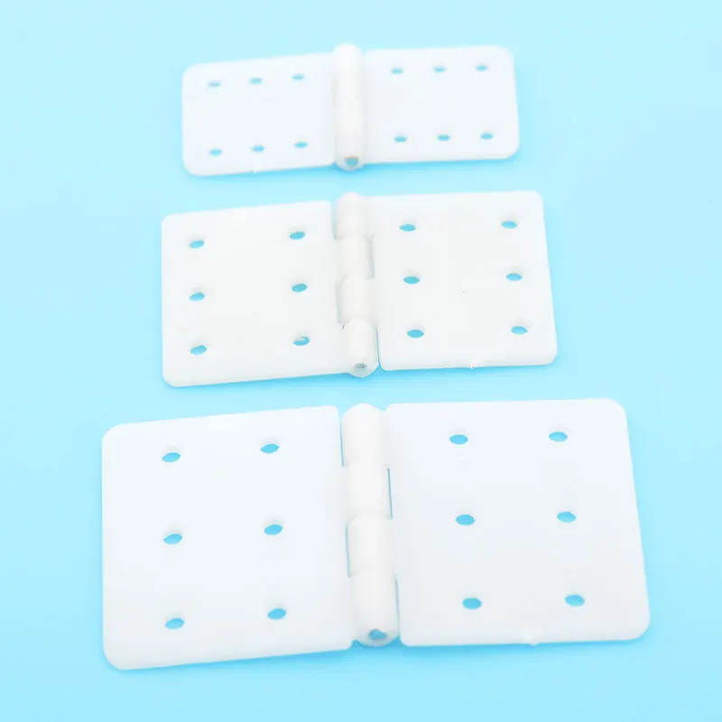 10pcs DIY Plastic Pinned Nylon Hinges 20x36 mm / 16x28.5 / 11x25.5 For RC Airplanes Parts Model Aeromodelling Replacement