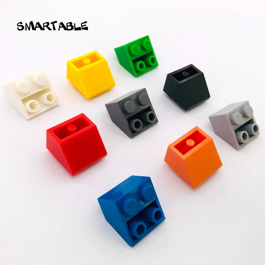 Smartable Slope Inverted 45 2x2 Brick Building Blocks MOC Parts Toys Compatible Major Brands 3660 Toys 50pcs/lot for Gift