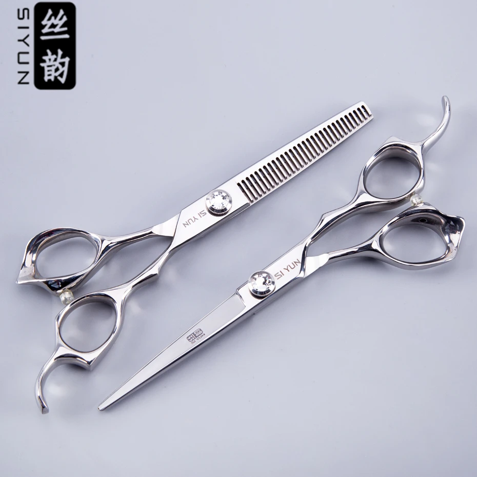 SiYun 6.0inch(17.00cm) YZ60 Model Of Professional Hair  Dressing Scissors Set Combination Hairdressing Thinning Scissors