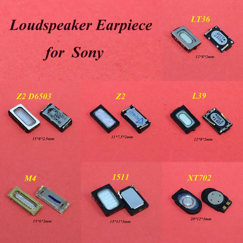 1 Piece Loudspeaker Receiver Earpiece Front Frontal Speaker for Sony Xperia LT36 Z2 D6503 L39 M4 1511 XT702 Repair Parts