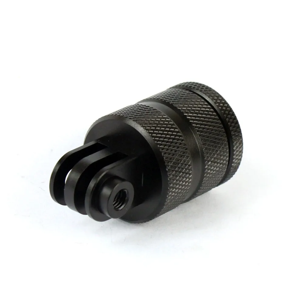 Аксессуары для Gopro 13 12 11, металлический адаптер, 1/4 дюйма, алюминиевый штатив, крепление из сплава с ЧПУ, вращение на 360 градусов для Go Pro Hero DJI OSMO Action