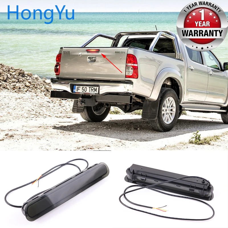 

LED Bumper Light Rear Tail Light Rear Tunk Cover Stop Warm Lighting For Toyota Hilux Vigo 2008-2014 Pickup LED Car Parts