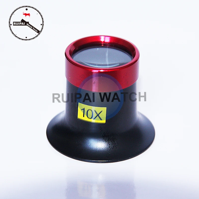 No.2612 10X Monocular Magnifying Glass Loupe Lens Magnifier Eyeglass Jeweler Repair Watch Tool