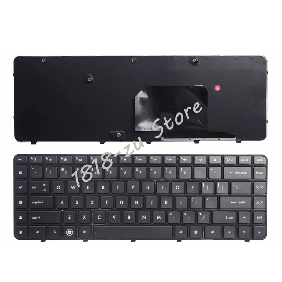 

YALUZU NEW for HP for Pavilion DV6-3000 3029TX 3028TX 3049TX 3013 DV6- 3110er Lx6 English laptop Keyboard With frame BLACK US