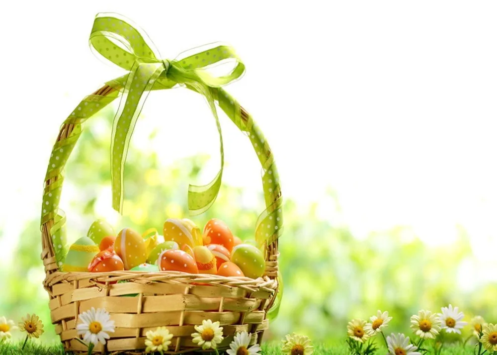 كابيسكو الربيع عيد الفصح خلفيات للتصوير الفوتوغرافي السماء العشب البيض المولود الجديد الأطفال خلفية التصوير الفوتوغرافي عيد الفصح