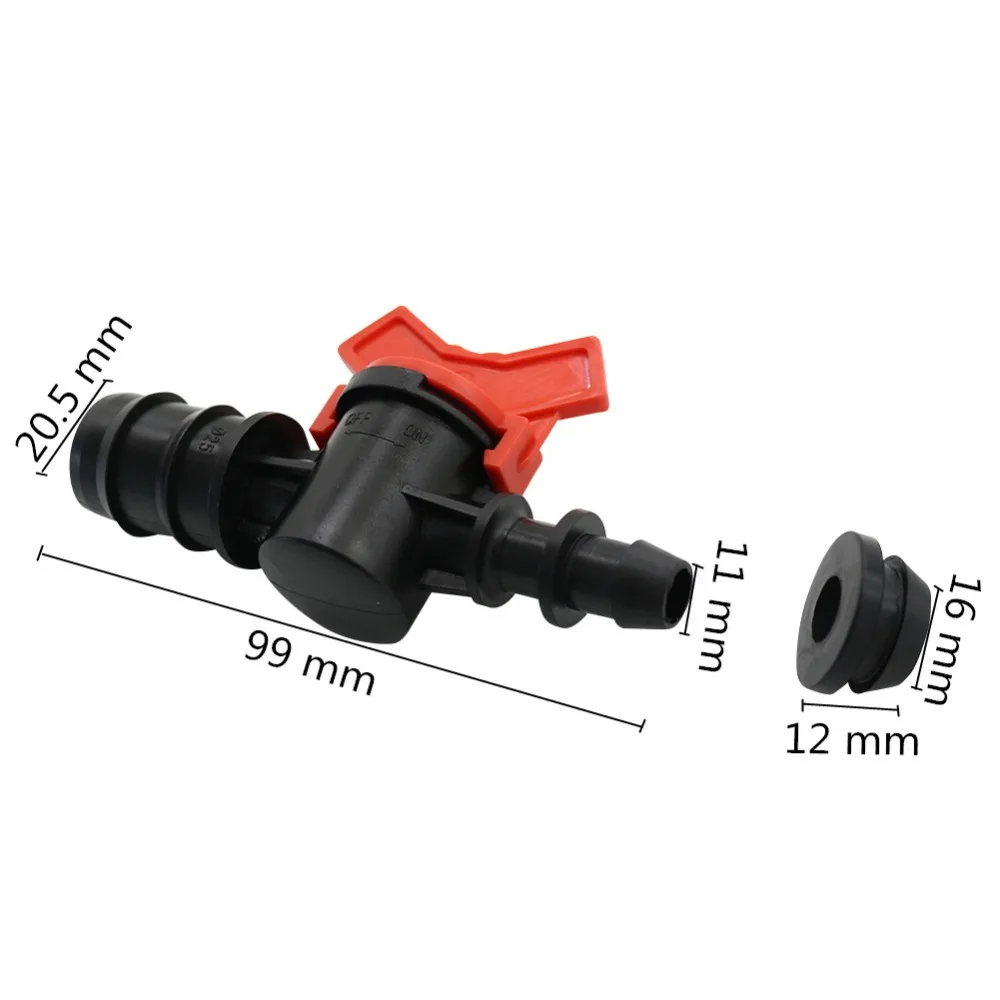 Bypass crane valve Agricultural tools DN25 Drip irrigation Pipe Bypass valve Garden hose Water valve Pipe fittings 3 Pcs