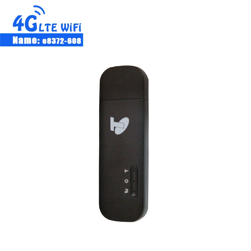 Huawei E8372 E8372h-608 LTE USB Wingle LTE Universal 4G WiFi Modem Dongle Car Wifi  + 2PCS 4G Antenna