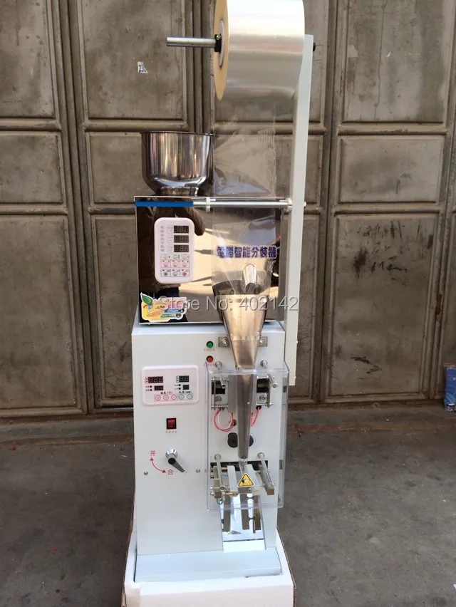 1 anno di garanzia 2-200g macchina imballatrice automatica della bustina di tè, macchina per sigillare l'imballaggio di pesatura della polvere