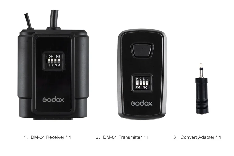 Andoer Trigger Flash A 16 Canali – Trasmettitore + 2 Ricevitori – Frequenza 433 MHz – Cavo PC Incluso – Per Canon, Nikon, Olympus E Altre Reflex