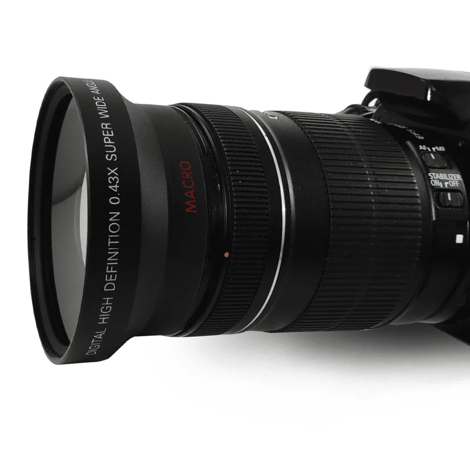 67mm 0.45x 0.43X Super Wide Angle Lens& Macro Conversion Lens 82mm