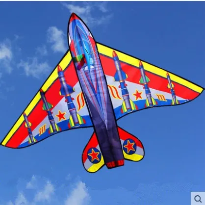 New Arrive  Outdoor Fun Sports  63inch Plane Kite /Kites With Handle And Line For Kids Good Flying